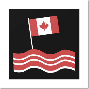 Funny Canadian Bacon Posters and Art